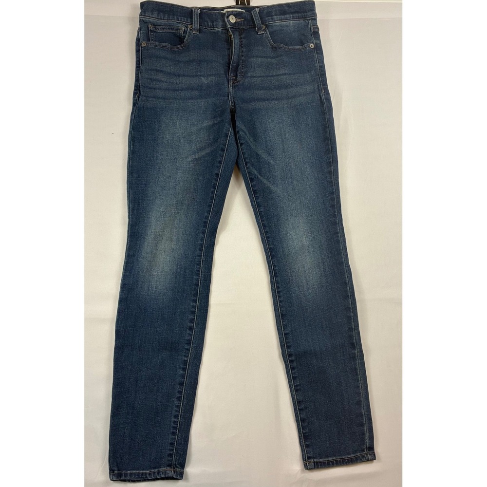 Lucky Brand Skinny Jeans Womens 10/30 R Blue Dark Wash Denim Good Condition